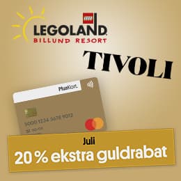Få 20 %  ekstra rabat hos Tivoli og LEGOLAND®
